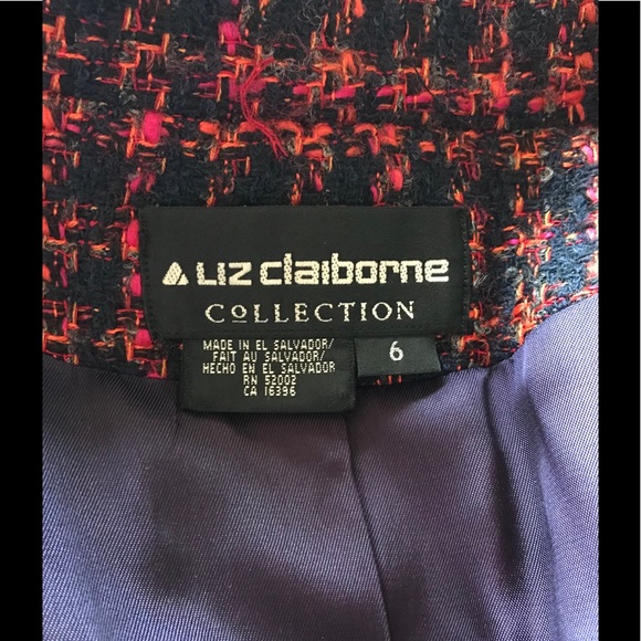 Wool Blend Liza Claiborne Blazer - Picture 5 of 6